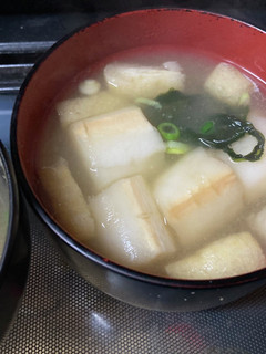 お麩の味噌汁は、戻さないで時短-レシピのメイン写真