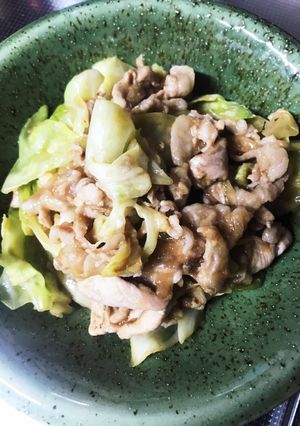 豚とキャベツの麻婆炒め-レシピのメイン写真