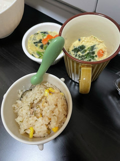 コーンとツナの炊き込みごはん 〜幼児食〜-レシピのメイン写真