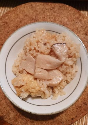 大胆！エリンギスライスの炊き込みご飯〜-レシピのメイン写真