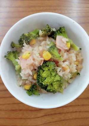 ブロッコリーの炊き込みご飯-レシピのメイン写真