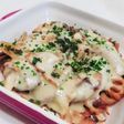 レンコンとさんまの味噌チーズグラタン