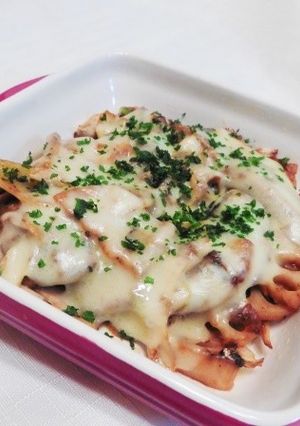レンコンとさんまの味噌チーズグラタン-レシピのメイン写真