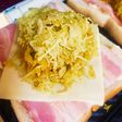 ベーコンキャベツでスパイシーホットサンド