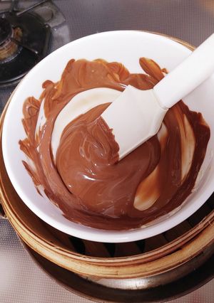 蒸籠☆チョコレートの溶かし方-レシピのメイン写真