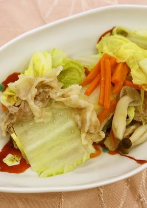 白菜と豚肉の重ね蒸し-レシピのメイン写真