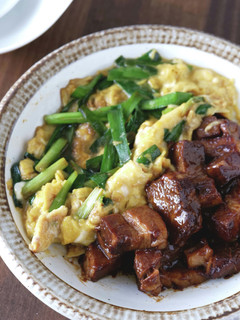 豚バラチャーシューで簡単!台湾魯肉ニラ玉-レシピのメイン写真