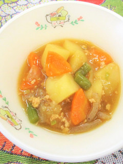 【学校給食】じゃがいものそぼろ煮-レシピのメイン写真
