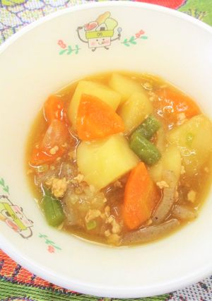 【学校給食】じゃがいものそぼろ煮-レシピのメイン写真
