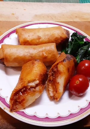 ポテトとチーズのミート春巻き-レシピのメイン写真