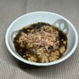 ひきわり納豆+もずく+鰹節 (減塩納豆)