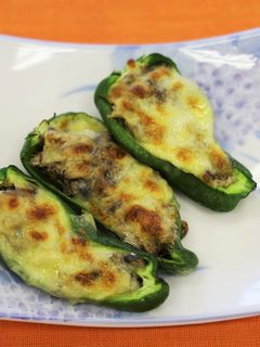 さば缶とピーマンのチーズ焼き-レシピのメイン写真