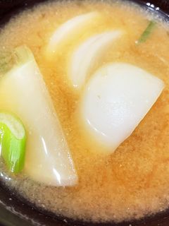 かぶの味噌汁-レシピのメイン写真