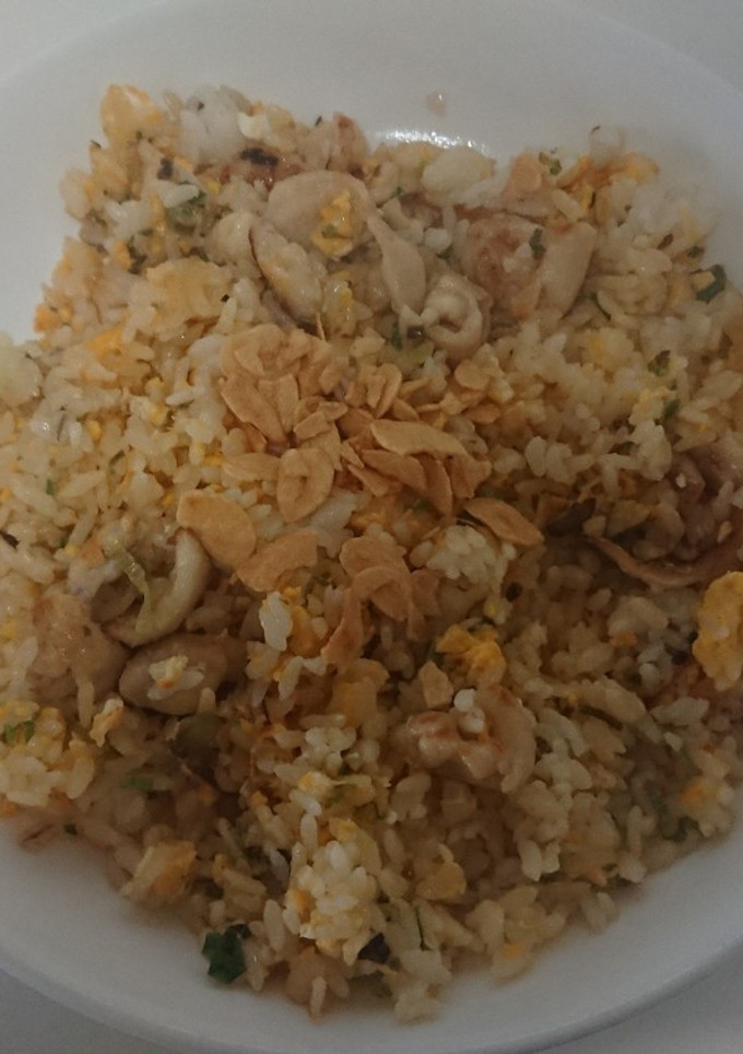 鶏皮炒飯-レシピのメイン写真