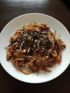 ノンオイル焼きうどん-レシピのメイン写真