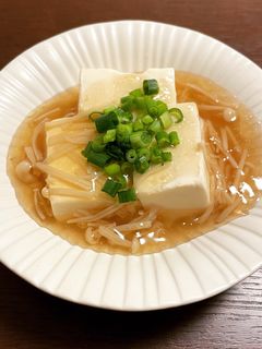 【簡単】白だしで豆腐あんかけ-レシピのメイン写真