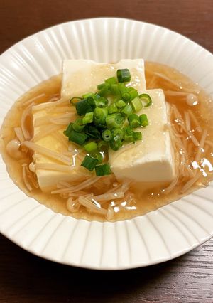 【簡単】白だしで豆腐あんかけ-レシピのメイン写真
