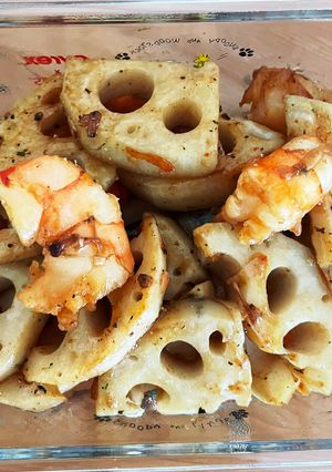 海老と蓮根の中華炒め-レシピのメイン写真
