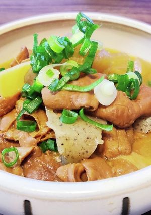 圧力鍋で簡単もつ煮　味噌味-レシピのメイン写真