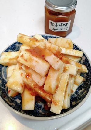 長芋と鰹節のゆず味噌合え-レシピのメイン写真