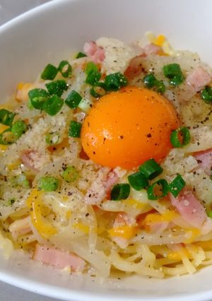 ペペたま風チーズパスタ-レシピのメイン写真