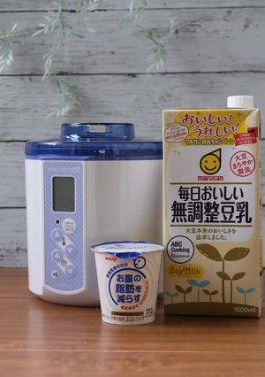 お腹の脂肪を減らすヨーグルト+無調整豆乳-レシピのメイン写真