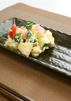 さつま芋とりんごの白和え-レシピのメイン写真