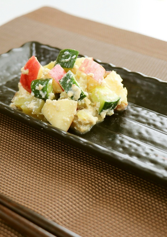 さつま芋とりんごの白和え-レシピのメイン写真