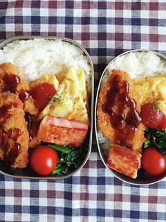 高校生 息子と娘のお弁当 76-レシピのメイン写真