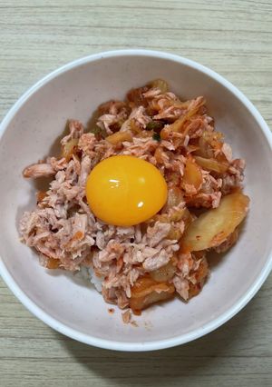 ツナキムチ丼-レシピのメイン写真