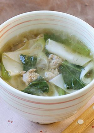 餃子の皮でワンタンスープ-レシピのメイン写真