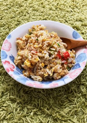 子どもが大好き！納豆チャーハン-レシピのメイン写真