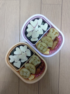 お弁当 双子 記録用➊➋➌-レシピのメイン写真