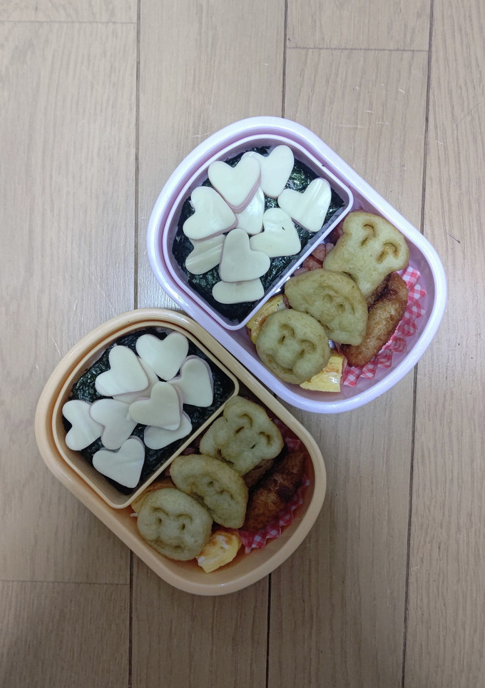 お弁当 双子 記録用➊➋➌-レシピのメイン写真