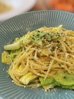 春キャベツとシラスのペペロンチーノ-レシピのメイン写真