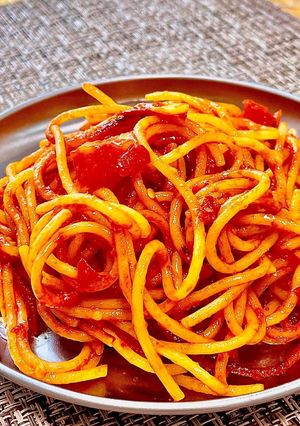 暗殺者のパスタ☆アウトドアバージョン-レシピのメイン写真