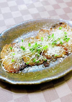 余った刺身のツマで♪甘辛チーズ大根もち-レシピのメイン写真
