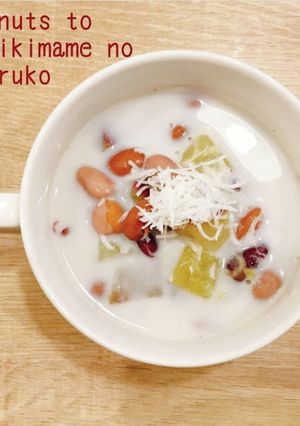食べるスープ『ココナッツと豆のおしるこ』-レシピのメイン写真