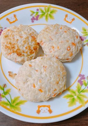 豚鶏ひき肉と豆腐ハンバーグ-レシピのメイン写真