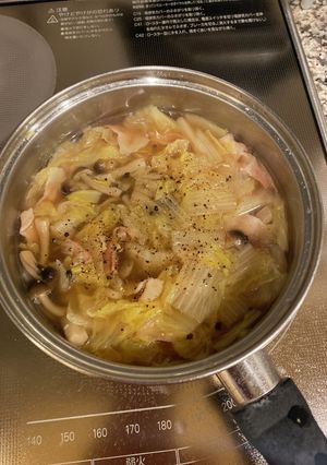 白菜とベーコンのスープ-レシピのメイン写真