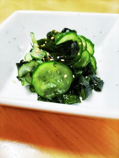 わかめとキュウリの柚子酢の物-レシピのメイン写真