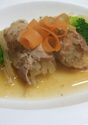 大根の豚肉巻き☆味噌バター風味-レシピのメイン写真