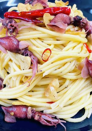 【誰でも簡単】ホタルイカのペペロンチーノ-レシピのメイン写真