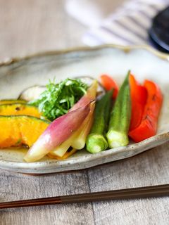 夏野菜の焼き浸し-レシピのメイン写真