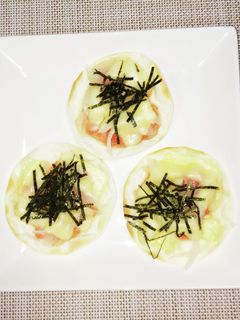 餃子の皮で明太ピザ-レシピのメイン写真