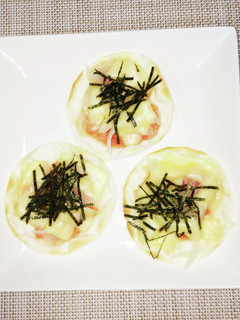 餃子の皮で明太ピザ-レシピのメイン写真