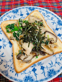 3分で!ꕤきのこ香るオープンサンドꕤ-レシピのメイン写真