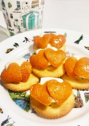バレンタイン成功後のオレンジデーカナッペ-レシピのメイン写真