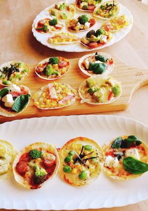のせるだけ★簡単クリスピーピザ★冷凍野菜-レシピのメイン写真