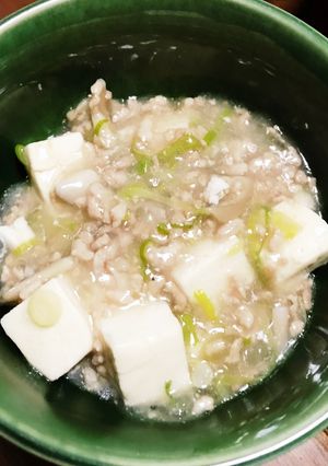 麻婆豆腐が苦手なら！挽肉と豆腐の炒めあん-レシピのメイン写真